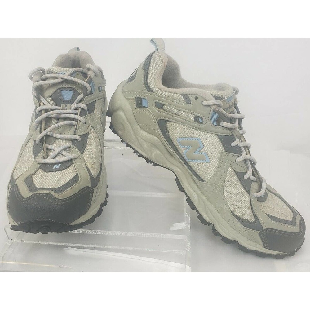New Balnce 471 Womens 7.5 Sand Blue Trim CW471GF Athletic Walking Sneakers